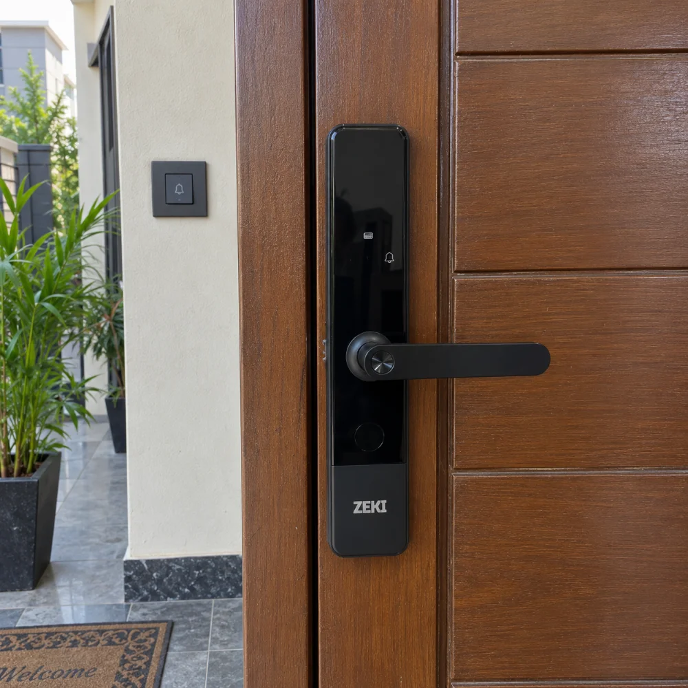 ZEKI fingerprint smart door lock with handle