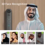 ZEKI R1 Pro face recognition smart door lock with 3D facial access